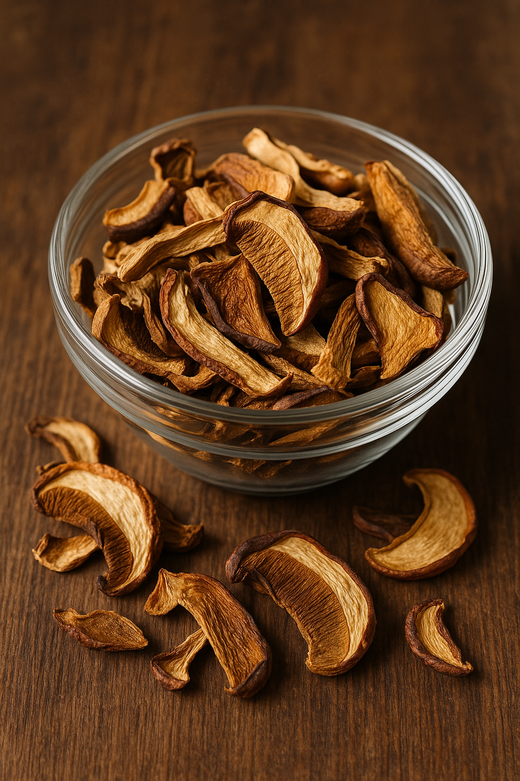 Getrocknete Maronenröhrlinge