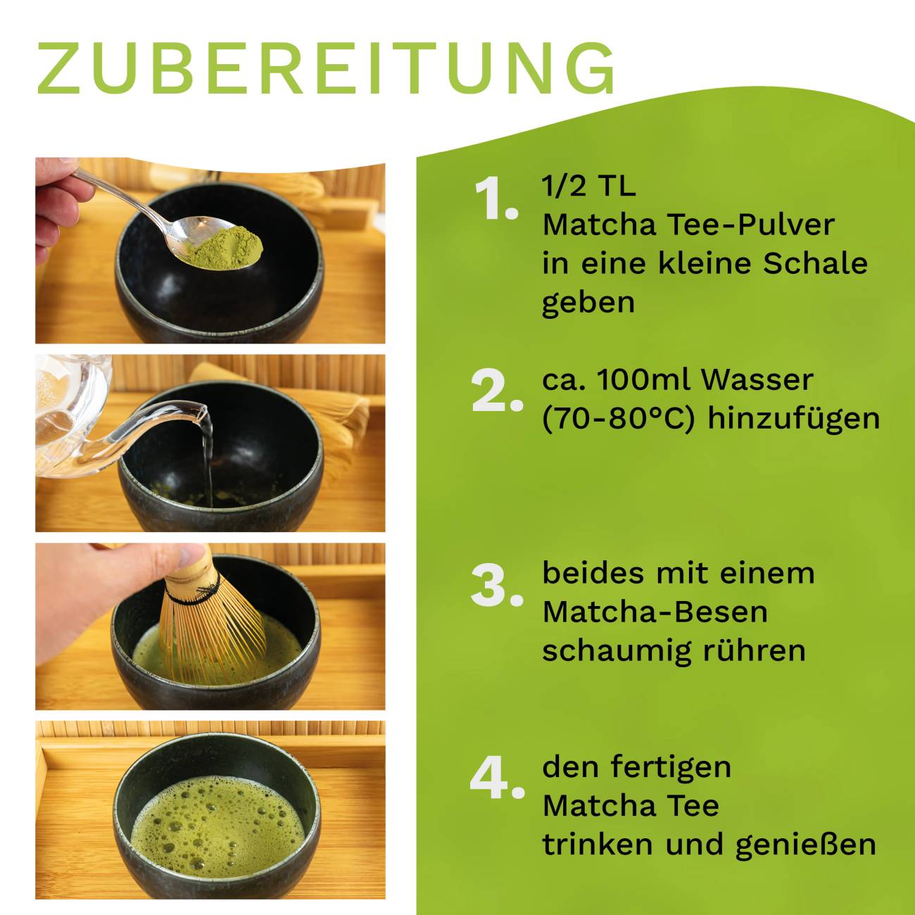 Creano Bio Matcha Tee 100g – Premium Qualität