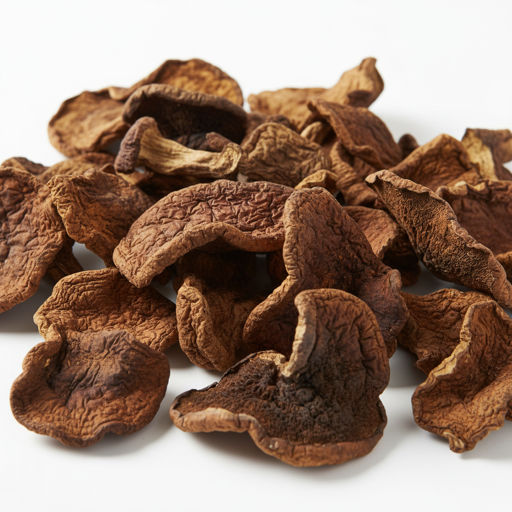 Butterpilze getrocknet - fotorealistisch