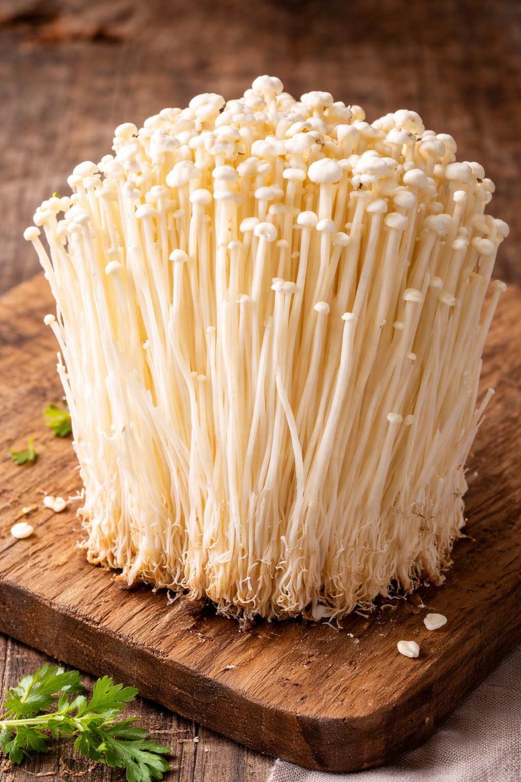 Frische Enoki