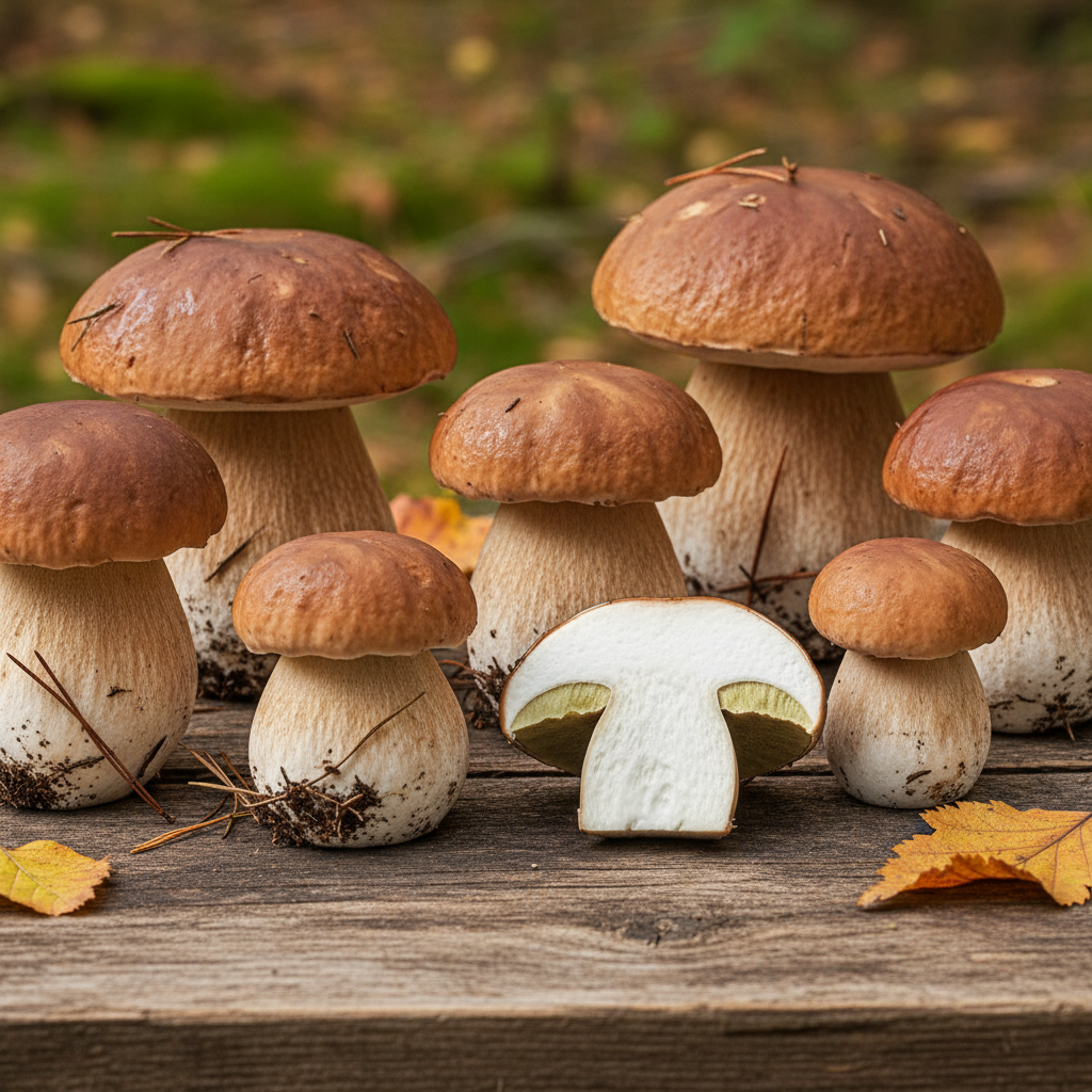 Frische Steinpilze