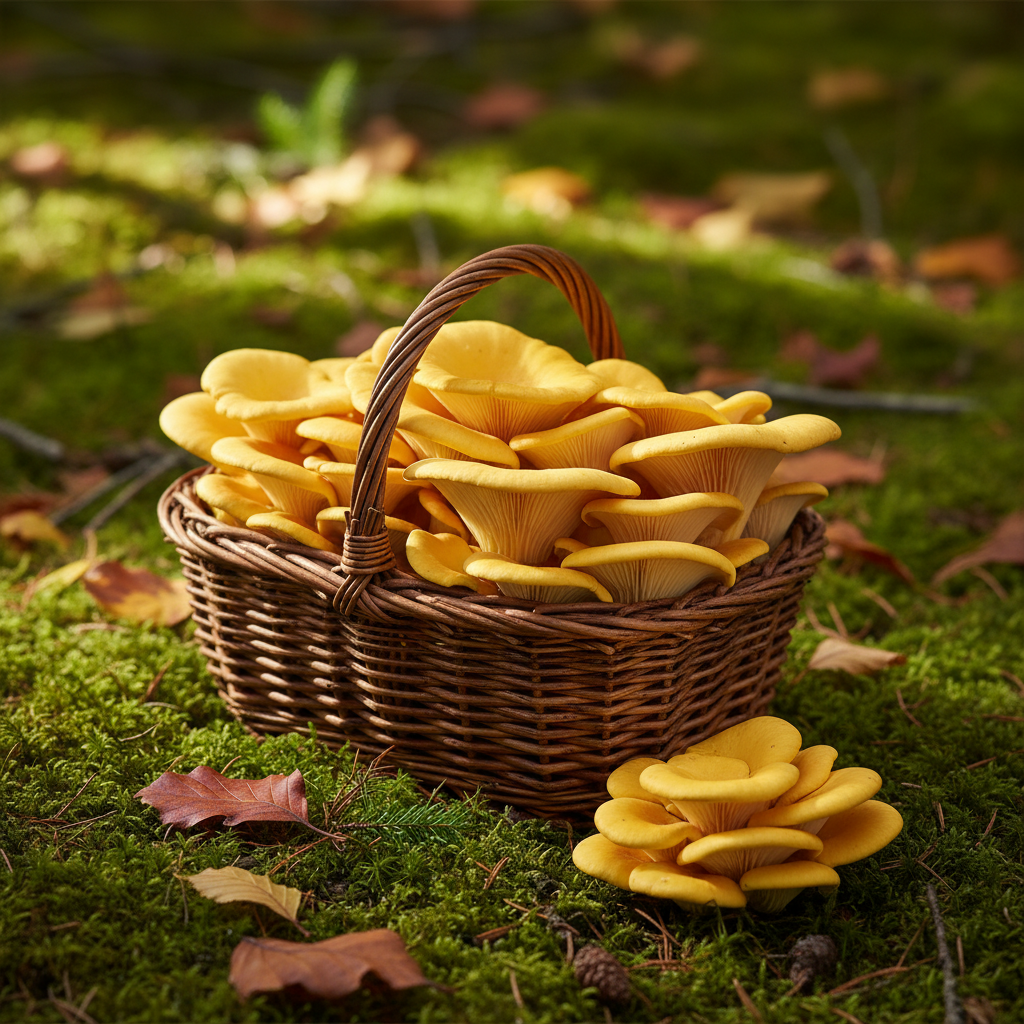 Frische Zitronseitlinge