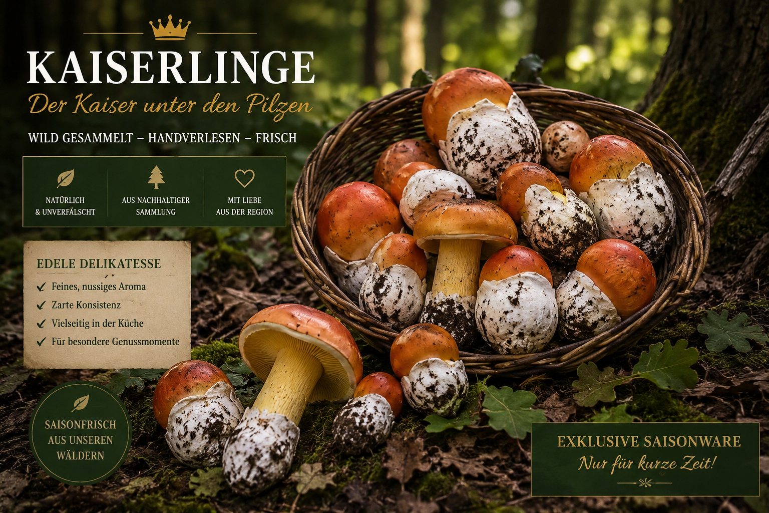 Kaiserling (Amanita caesarea)