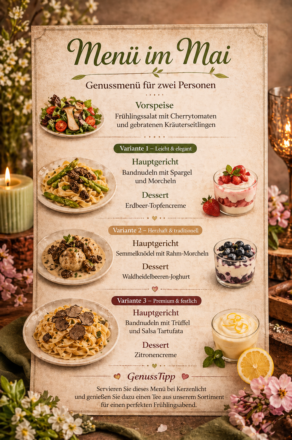 Genussbox Mai – Muttertag, Vatertag, Pfingsten