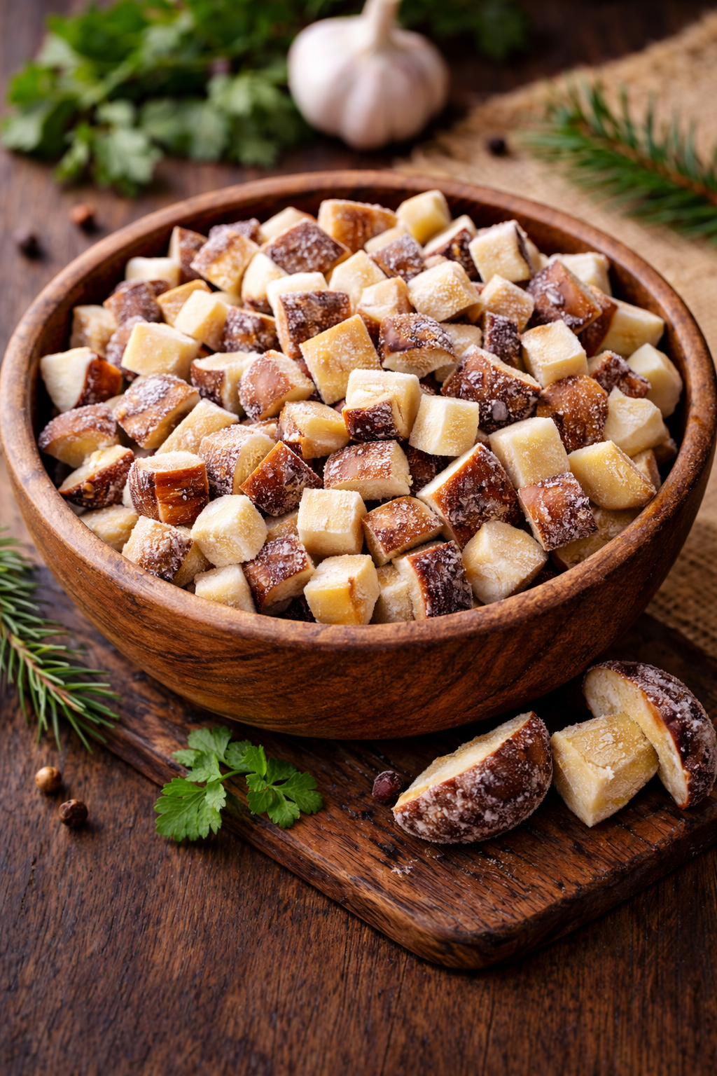 Maronenröhrlinge - geviertelt T.K. – Herkunft Bayern