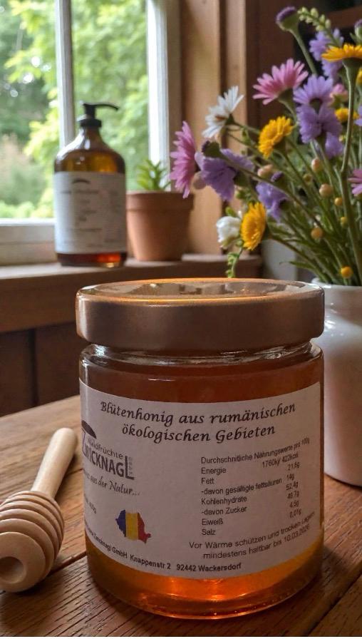 Blütenhonig aus rumänischen ökologischen Gebieten- 400g