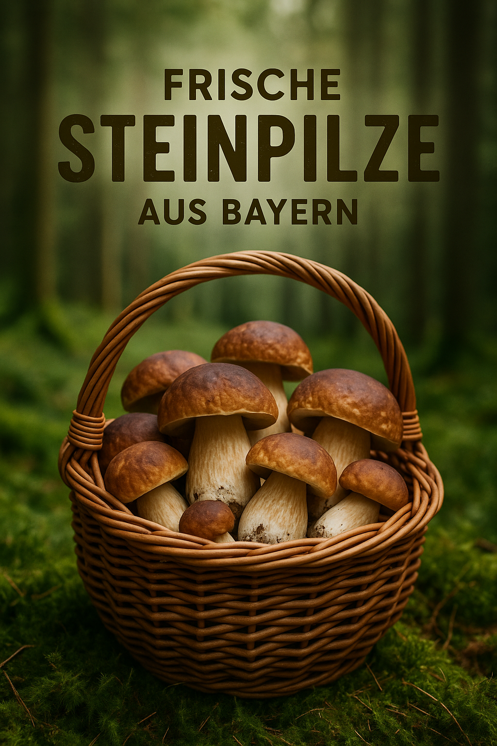 Frische Steinpilze  aus Bayern