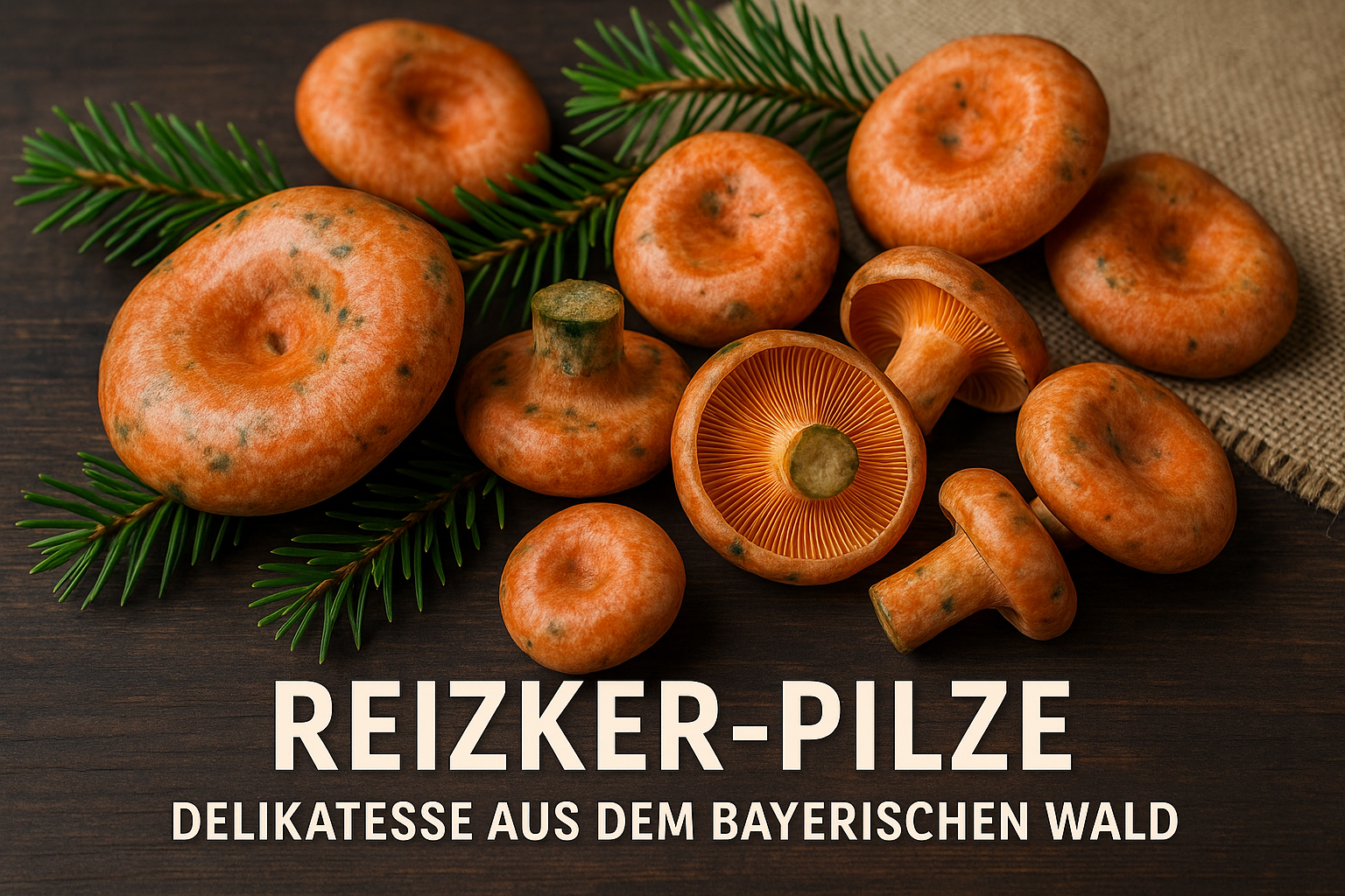 Frische Reizker-Pilze
