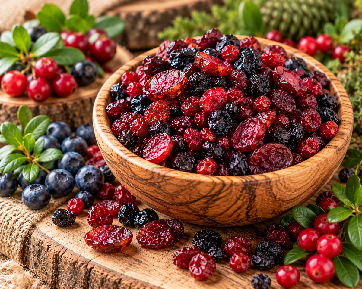 Waldbeeren Mix – 3 Sorten getrocknet