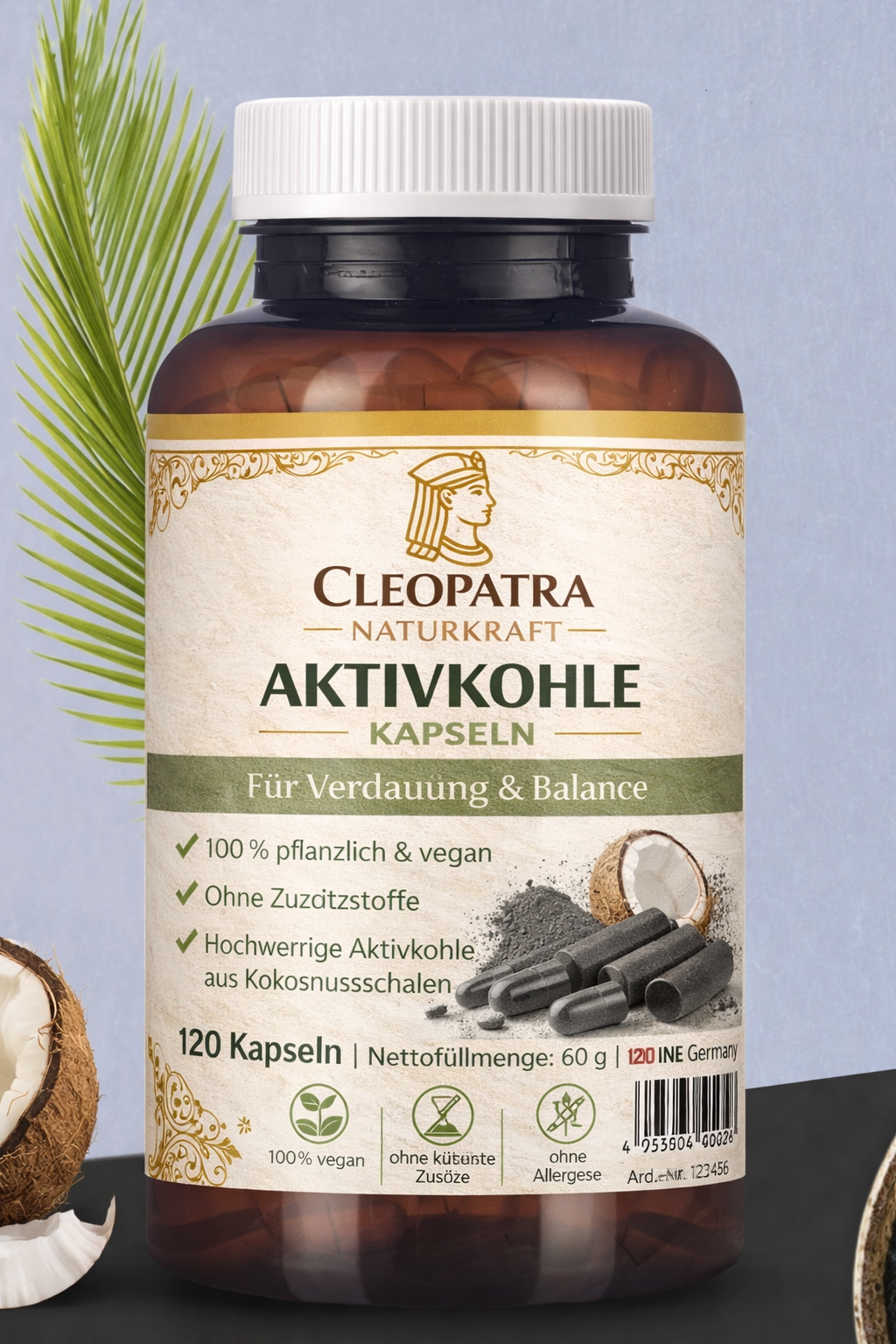Aktivkohle Kapseln – Für Verdauung & Balance