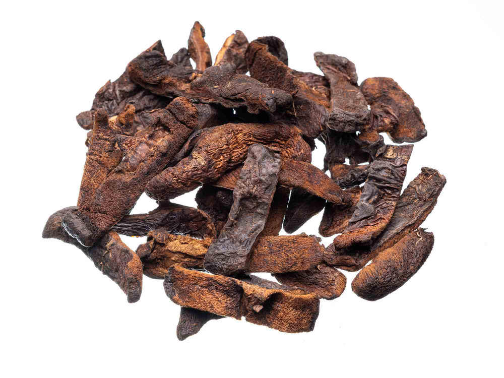 Getrocknete Butterpilze