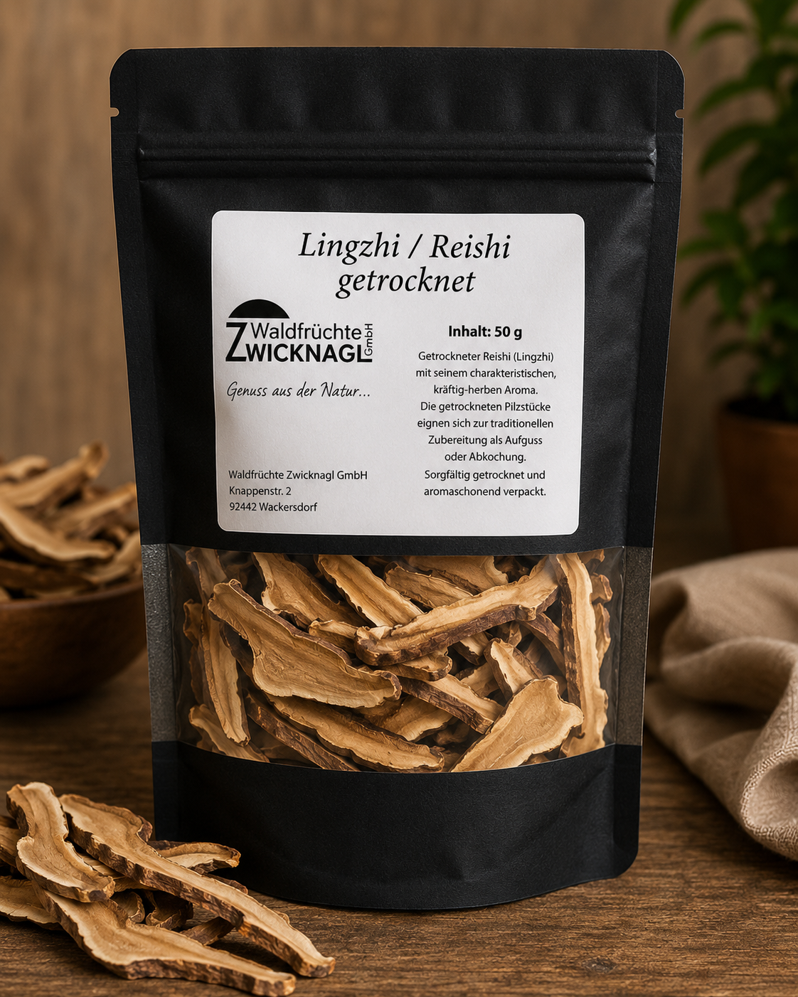 Lingzhi / Reishi getrocknet
