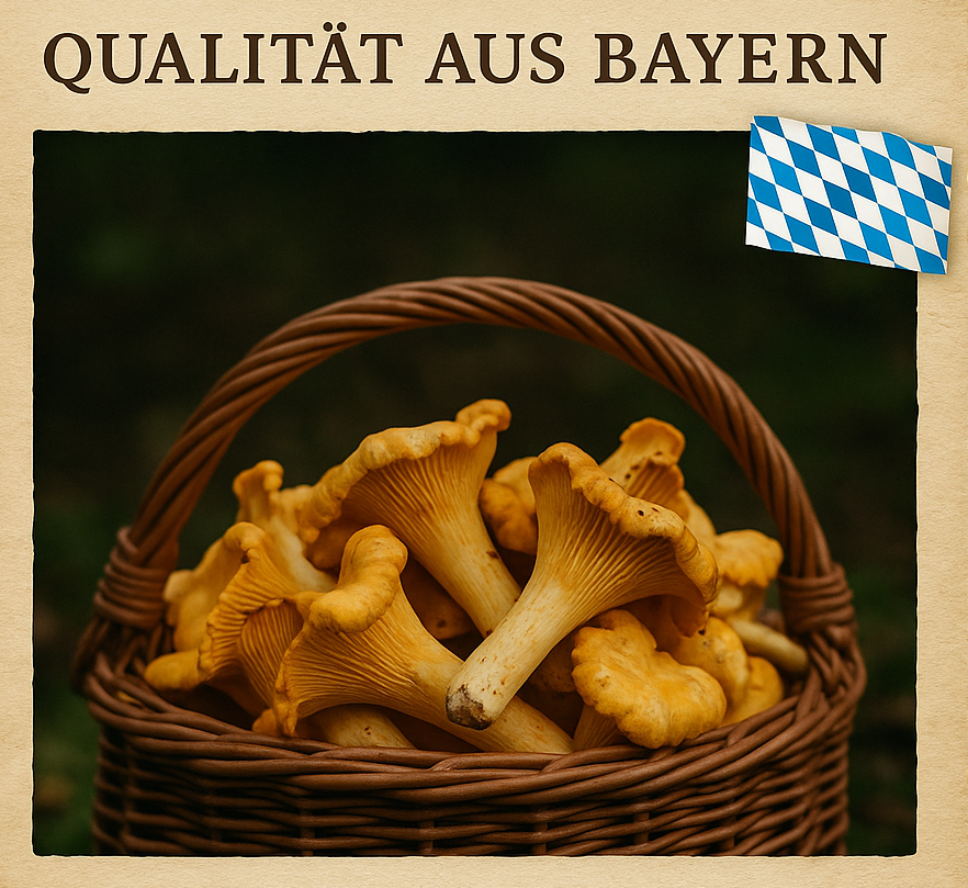 Frische Pfifferlinge  aus Bayern