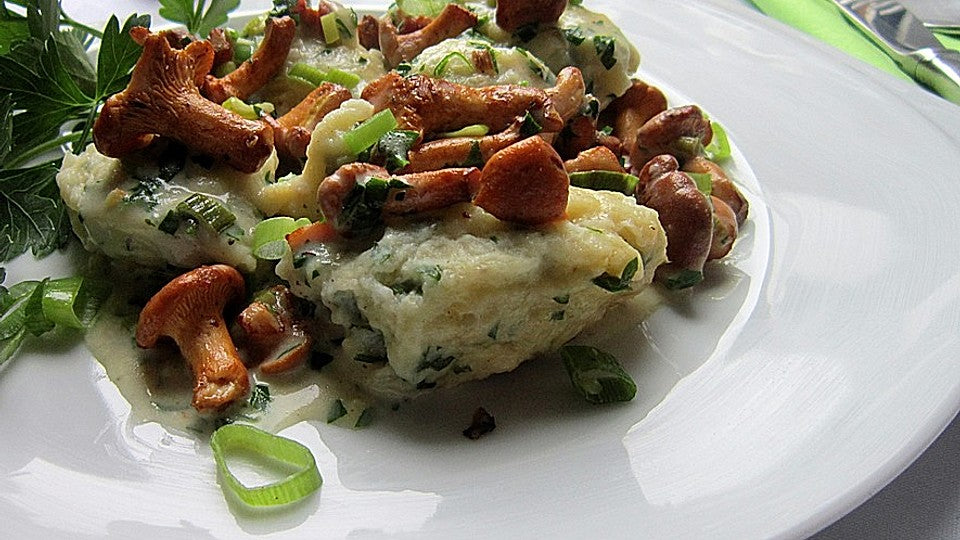 Pfifferlinge mit Olivenöl & Petersilie